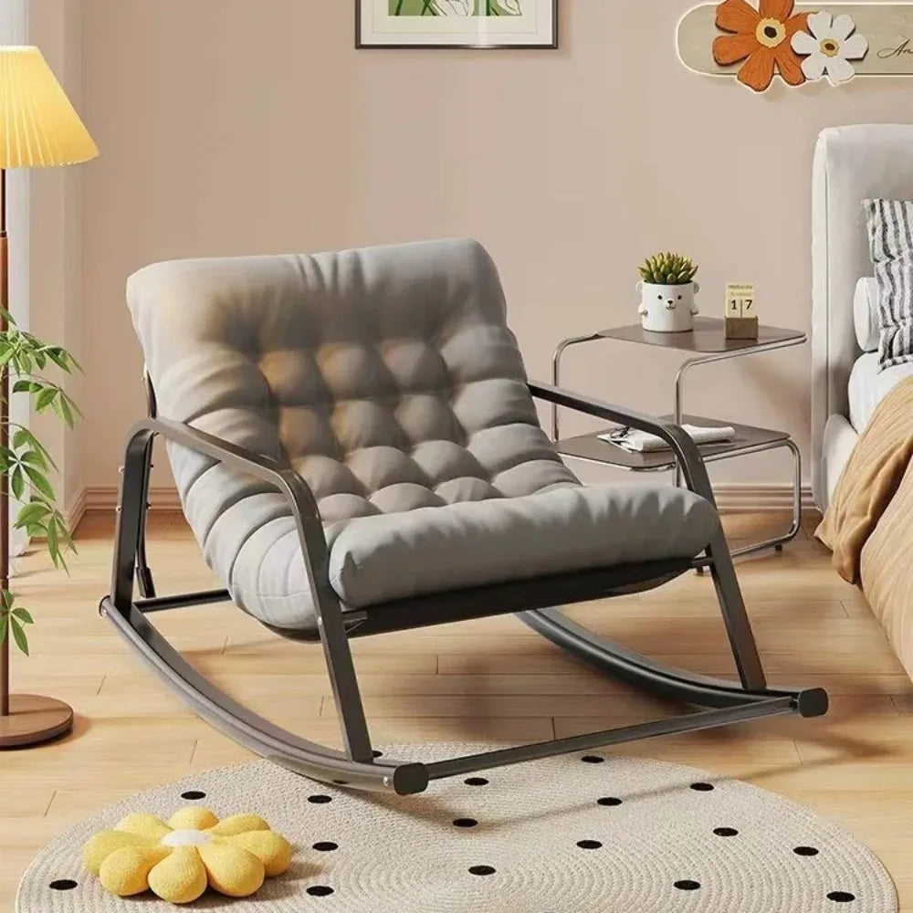 Double Lounge Chair Living Room Light Luxury Rocking Chairs Comfort Detachable Recliner Sofas Modern Minimalist Rocking Chair